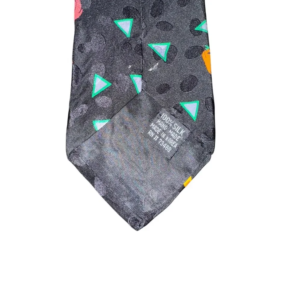 Looney Tunes Mania Halloween Taz Tweety Bugs Bunny Sylvester Necktie Pumpkin